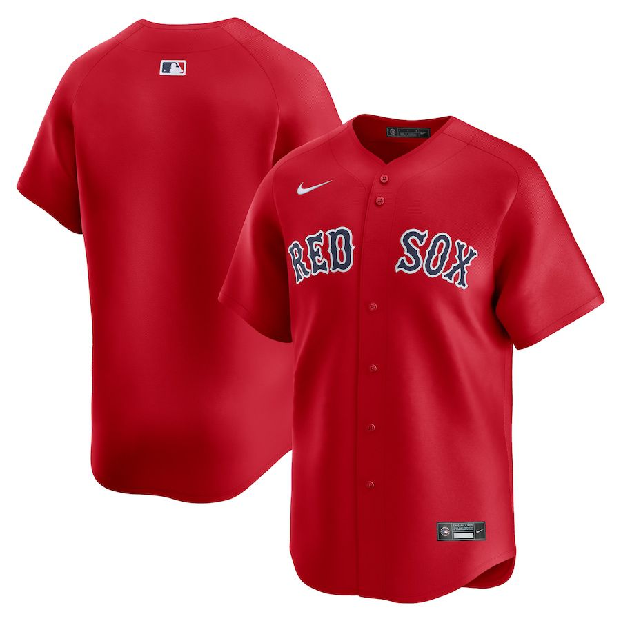 Men Boston Red Sox Blank Nike Red Alternate Limited MLB Jersey